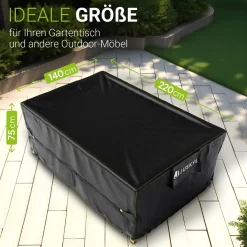 Abdeckplane Gartenmöbel verschiedene Größen Schutzhülle Gartenmöbel wasserdicht winterfest