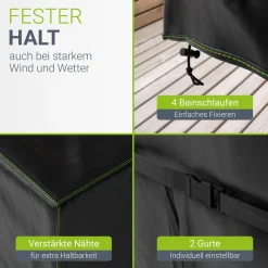 Abdeckplane Gartenmöbel verschiedene Größen Schutzhülle Gartenmöbel wasserdicht winterfest