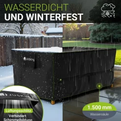 Abdeckplane Gartenmöbel verschiedene Größen Schutzhülle Gartenmöbel wasserdicht winterfest