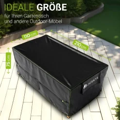Abdeckplane Gartenmöbel verschiedene Größen Schutzhülle Gartenmöbel wasserdicht winterfest