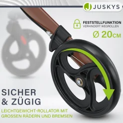 Aluminium Rollator Vital mit Sitz Leichte Gehhilfe klappbar für mehr Unabhängigkeit im Alltag