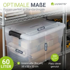 Aufbewahrungsbox mit Deckel Boxen aus Kunststoff zur ordentlichen Aufbewahrung