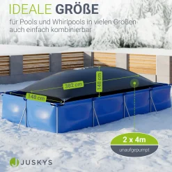 Aufblasbares Poolkissen Ganzjähriger Schutz zum Überwintern und vor Verschmutzungen