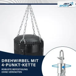 Boxsack für Kinder und Erwachsene Gefüllt in 10, 25 und 30 kg, inkl. Aufhängung
