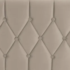 Boxspringbett Leona - Samt Bettgestell mit Federkernmatratze, Topper und LED-Beleuchtung