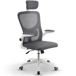 Bürostuhl Baltimore Ergonomischer Stuhl, höhenverstellbar mit Kopf- & Lendenstütze