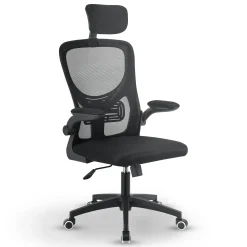 Bürostuhl Baltimore Ergonomischer Stuhl, höhenverstellbar mit Kopf- & Lendenstütze
