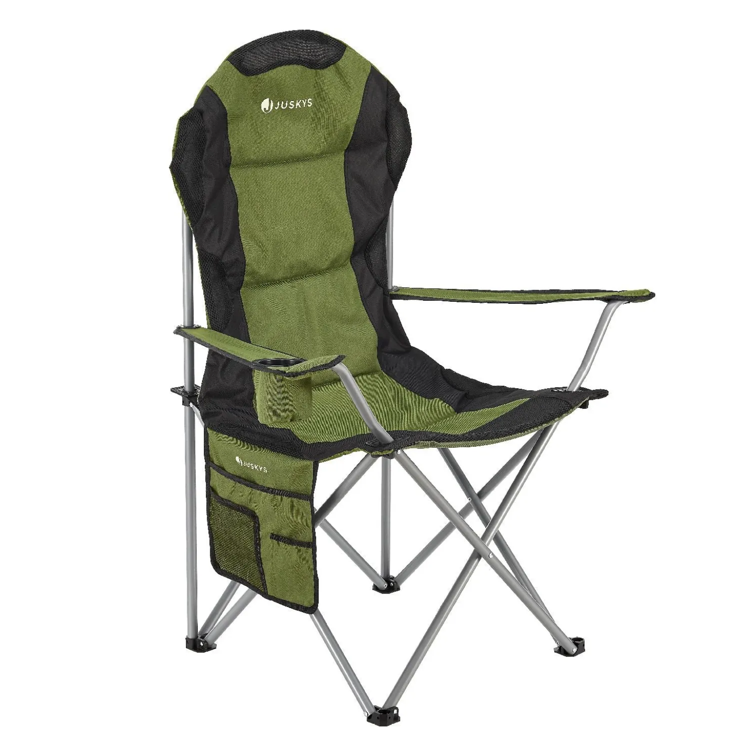 Campingstuhl Lido Gepolsterter Klappstuhl mit Getränkehalter & Tasche