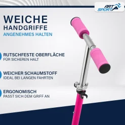 Cityroller - diverse Designs Scooter mit XXL Rädern, Fußständer, Hinterradreibungsbremse