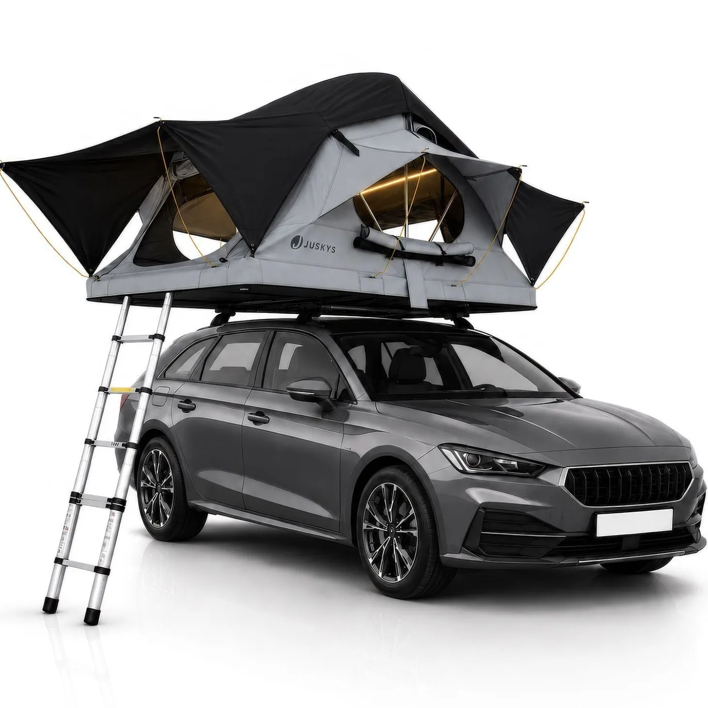Dachzelt Lago für 2-3 Personen Autodachzelt für Camping & Roadtrips