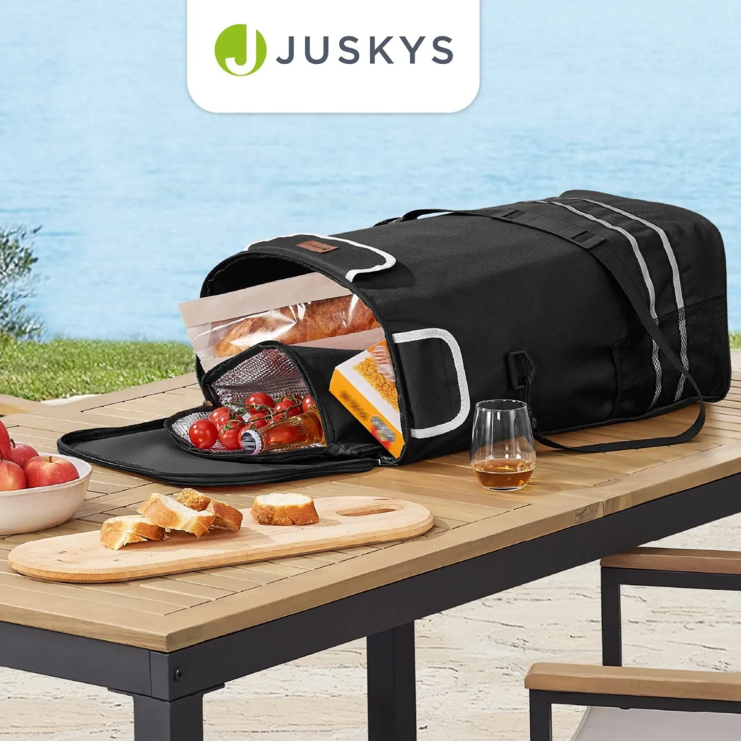 Einkaufstrolley Treppensteiger Einkaufstrolley klappbar 56 l mit abnehmbarer Tasche