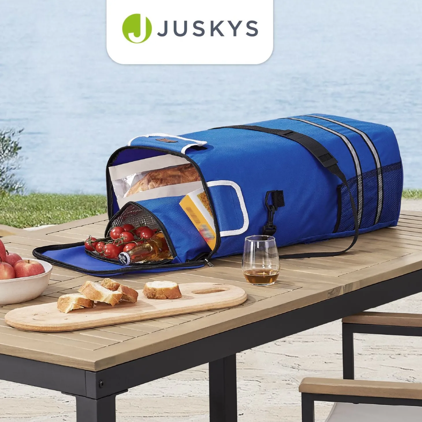 Einkaufstrolley Treppensteiger Einkaufstrolley klappbar 56 l mit abnehmbarer Tasche