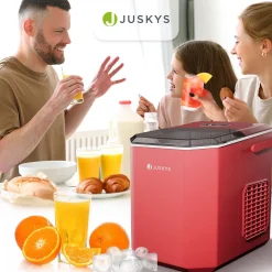 Eiswürfelmaschine mit Selbstreinigung IceOracle Erfrischende Eiswürfel in 2 Größen blitzschnell zubereitet