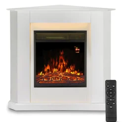 Elektrischer Kamin Elektrokamin mit Heizlüfter und Flammeneffekt - 1000/2000 W