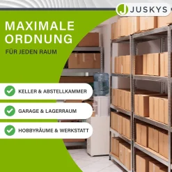 3er Regalsystem 1 Corner & 2 Basic Regalsystem mit insgesamt 15 Böden mit 2625 kg Tragkraft