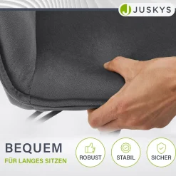 Esszimmerstuhl drehbar mit Samt Clyde Esszimmerstuhl mit Armlehne als 1er, 2er, 4er oder 6er Set