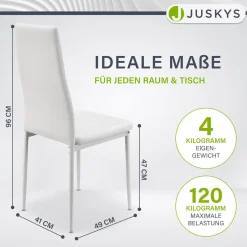 Esszimmerstuhl Loja Bequeme Stühle für das Esszimmer mit weichem Kunstleder