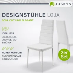 Esszimmerstuhl Loja Bequeme Stühle für das Esszimmer mit weichem Kunstleder