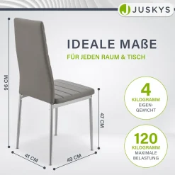 Esszimmerstuhl Loja Bequeme Stühle für das Esszimmer mit weichem Kunstleder