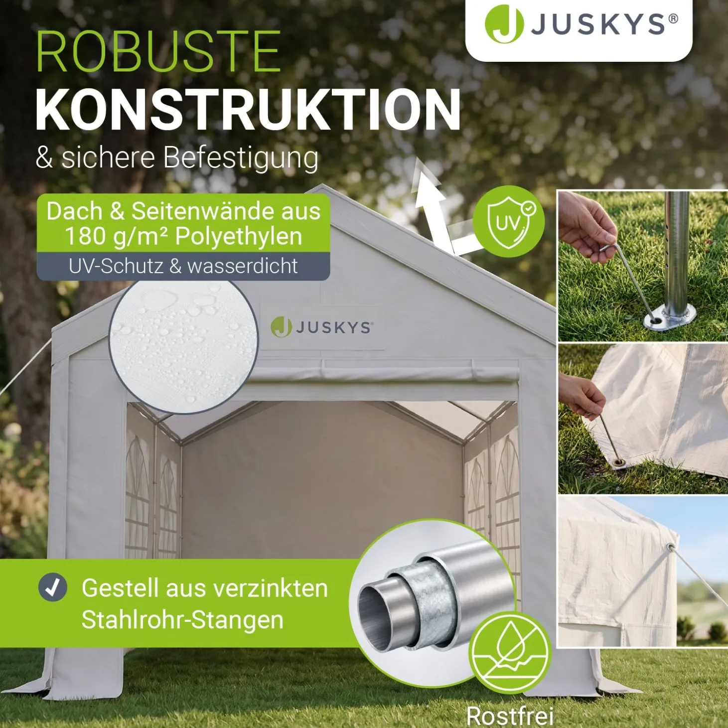 Festzelt Partyzelt Gala Großer Pavillon für die Outdoor-Party im Garten