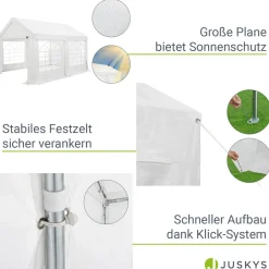 Festzelt Partyzelt Gala Großer Pavillon für die Outdoor-Party im Garten