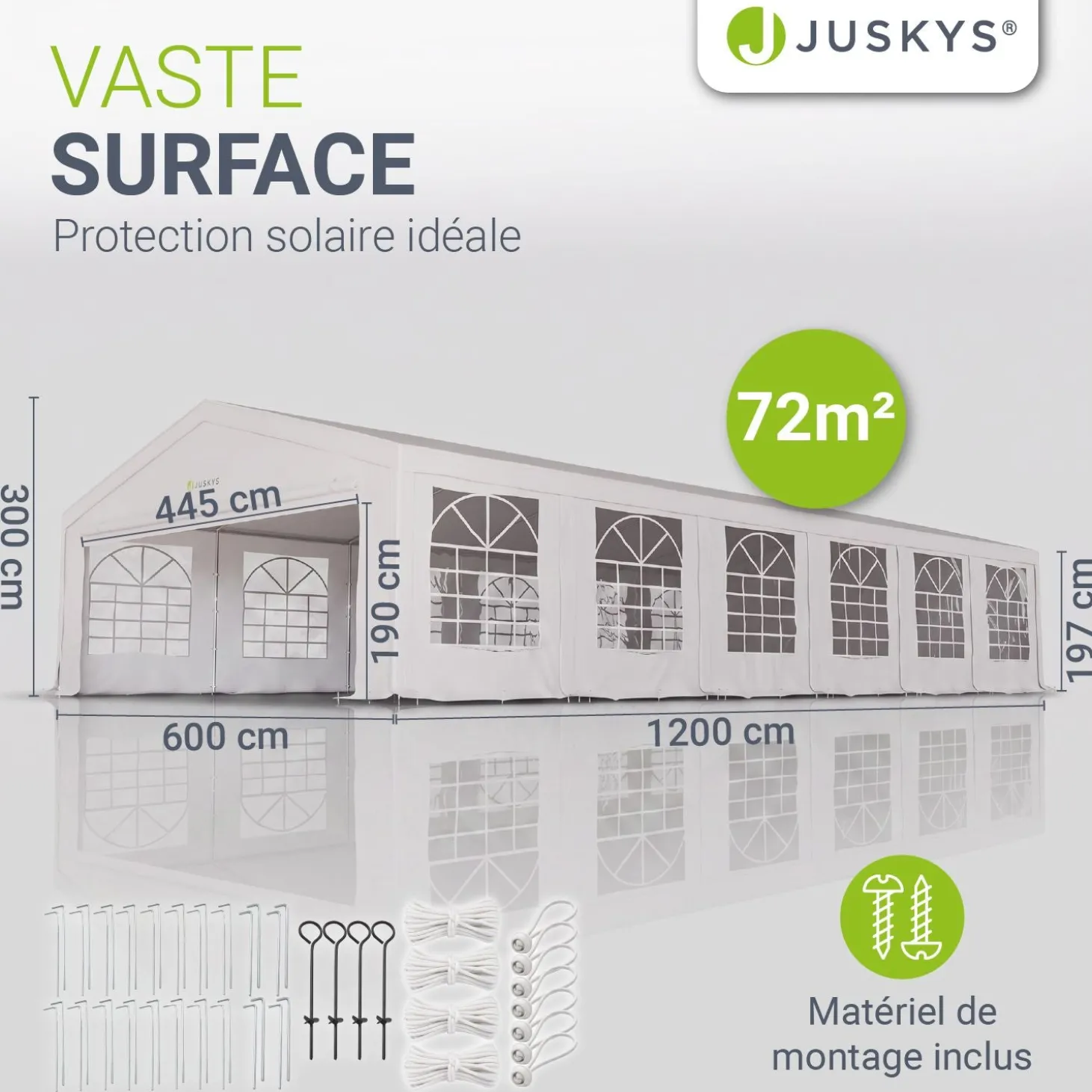 Festzelt Partyzelt Gala Großer Pavillon für die Outdoor-Party im Garten
