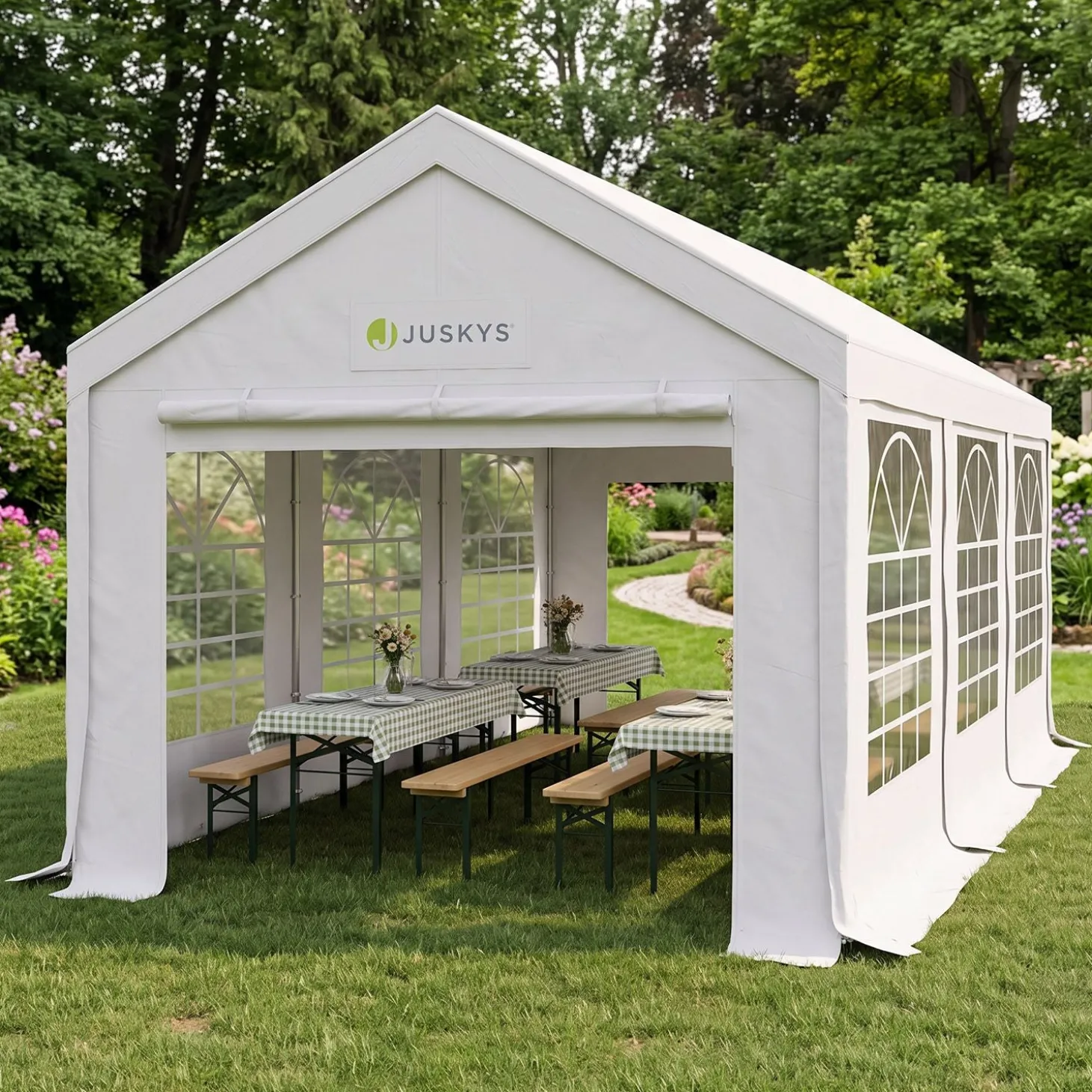 Festzelt Partyzelt Gala Großer Pavillon für die Outdoor-Party im Garten
