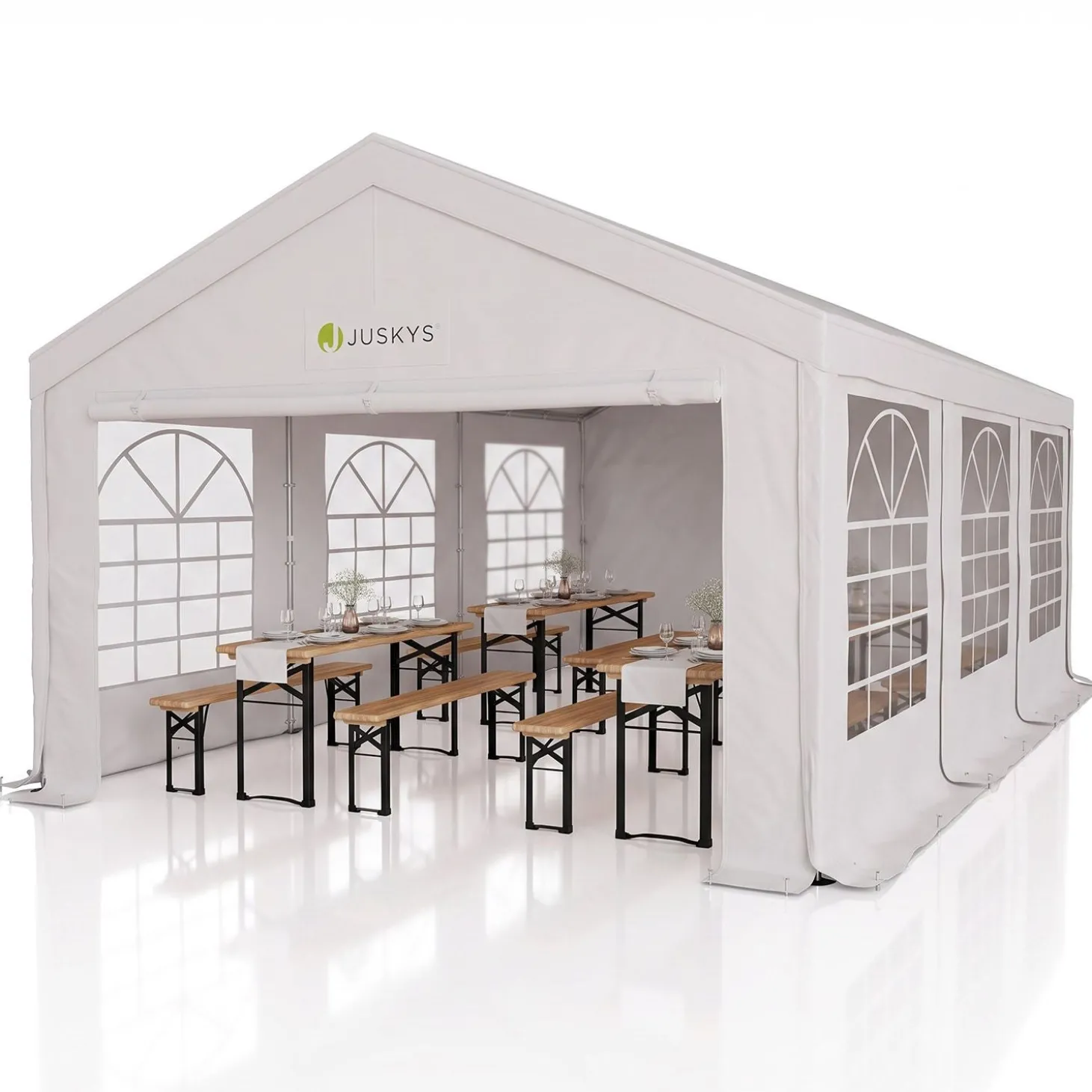Festzelt Partyzelt Gala Großer Pavillon für die Outdoor-Party im Garten
