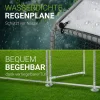 Freilaufgehege HLS25T für Hühner Outdoor Hühnerstall mit Tür, Plane & verzinktem Draht