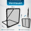 Fußball Rebounder 100 x 100 cm Power Pass Rebounder mit Klappfunktion für Pass- & Schusstraining