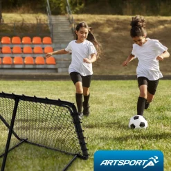 Fußball Rebounder 100 x 100 cm Power Pass Rebounder mit Klappfunktion für Pass- & Schusstraining