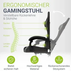 Gamingstuhl HyperSeat Bürostuhl für Home-Office & Gaming