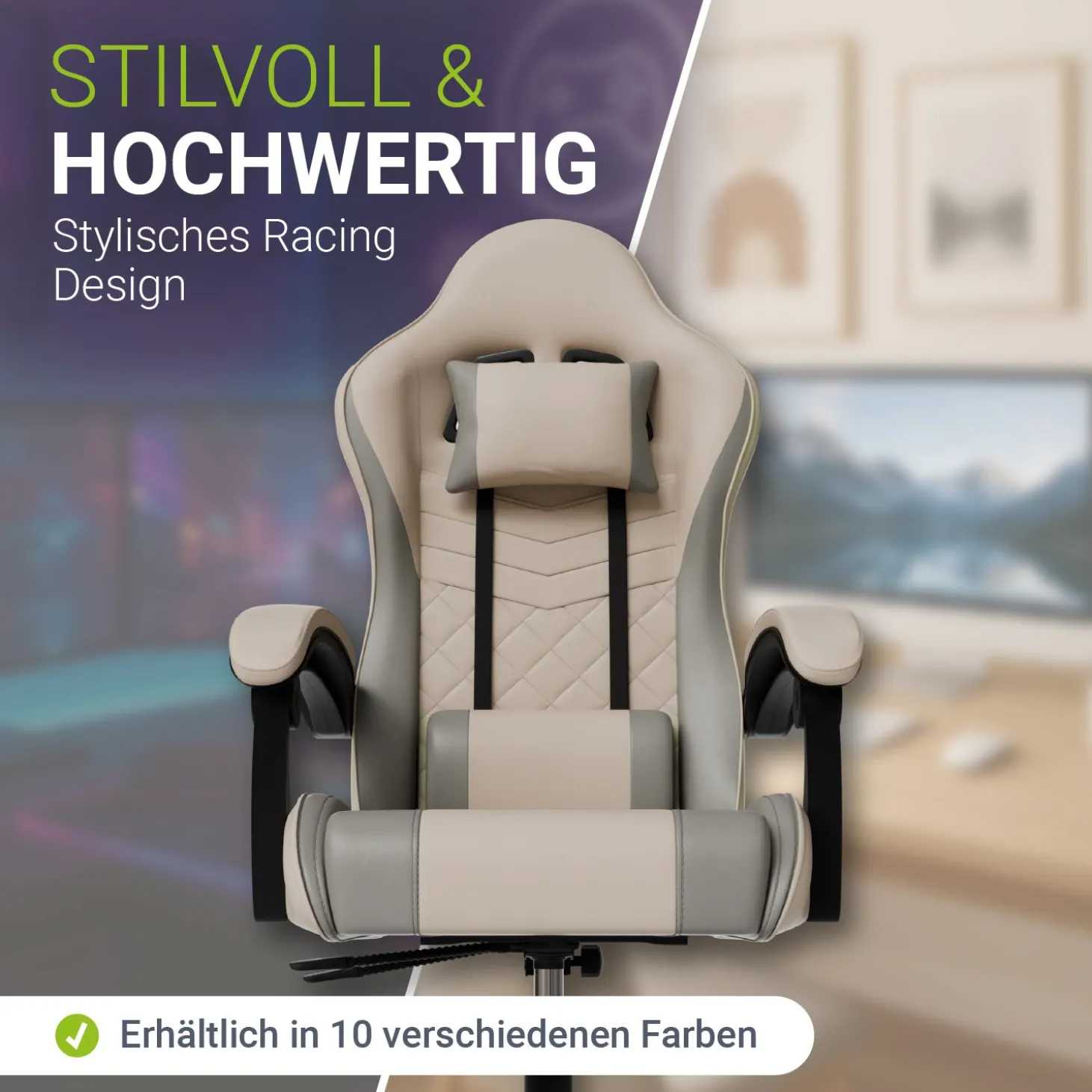 Gamingstuhl HyperSeat Bürostuhl für Home-Office & Gaming