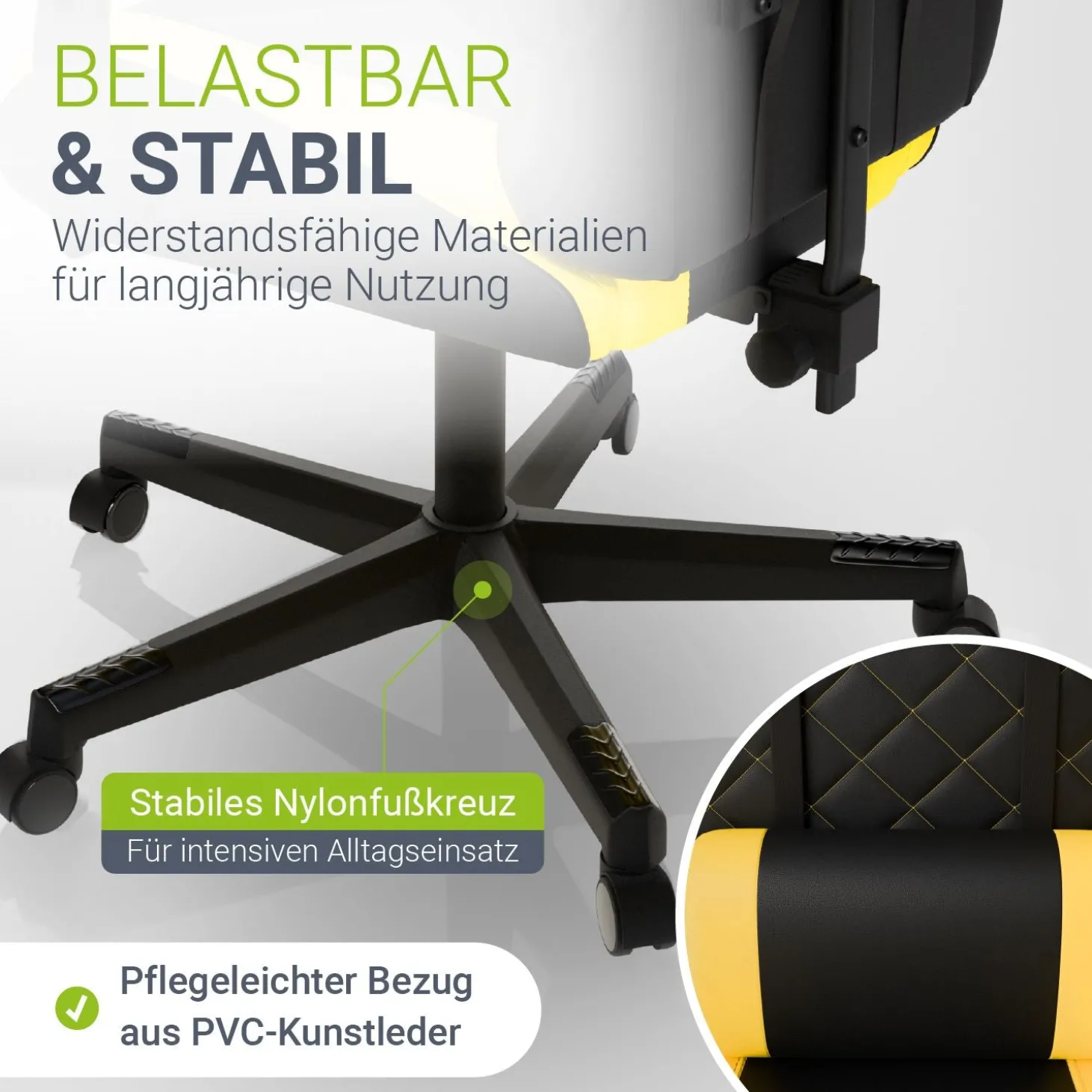 Gamingstuhl HyperSeat Bürostuhl für Home-Office & Gaming