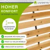 Gartenbank Modena 2 Sitzer Bank aus lackiertem Holz und Stahl
