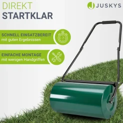 Garten Rasenwalze Fritz aus Metall Einfach befüllbar, leichtgängig und gut manövrierbar