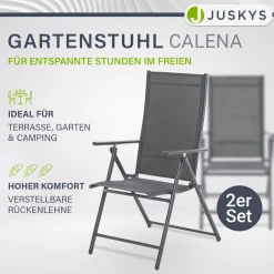 Gartenstuhl Calena Hochlehner Gartenstuhl mit 7-fach verstellbarer Lehne