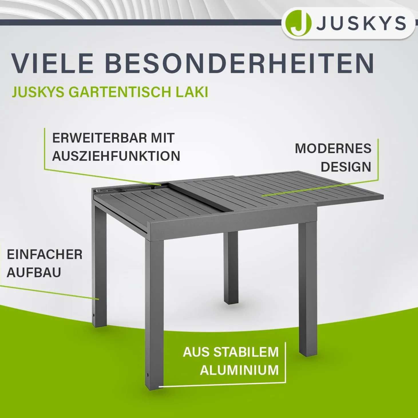 Gartentisch Laki Moderner Outdoor Tisch