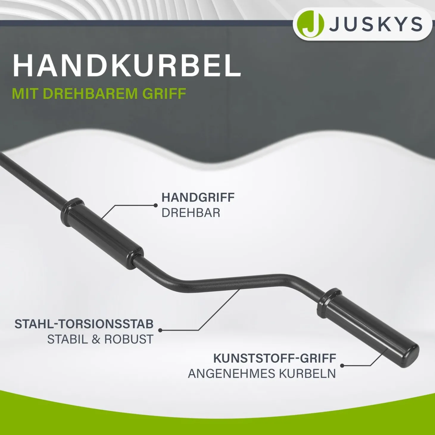 Gelenkarmmarkise mit Kurbel Markise für Terrasse & Balkon - inklusive Halterung
