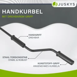 Gelenkarmmarkise mit Kurbel Markise für Terrasse & Balkon - inklusive Halterung