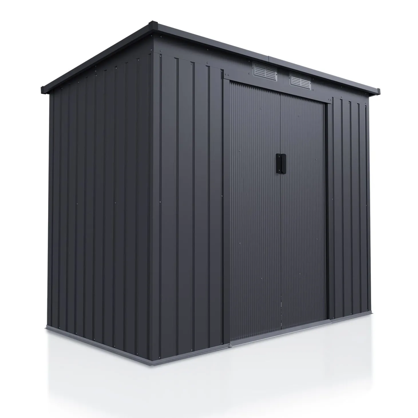 Gerätehaus Metall Geräteschuppen aus Metall mit Fundamentrahmen