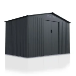Gerätehaus Metall Geräteschuppen aus Metall mit Fundamentrahmen