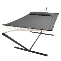 Hängematte Cata mit Gestell Indoor- und Outdoor-Hängematte mit Kissen