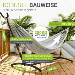 Hängematte Paya Mobile Indoor- und Outdoor-Hängematte mit Tragetasche