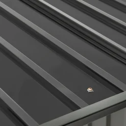 Holzunterstand Metall Enno Wetterfestes Kaminholzregal außen für Brennholz