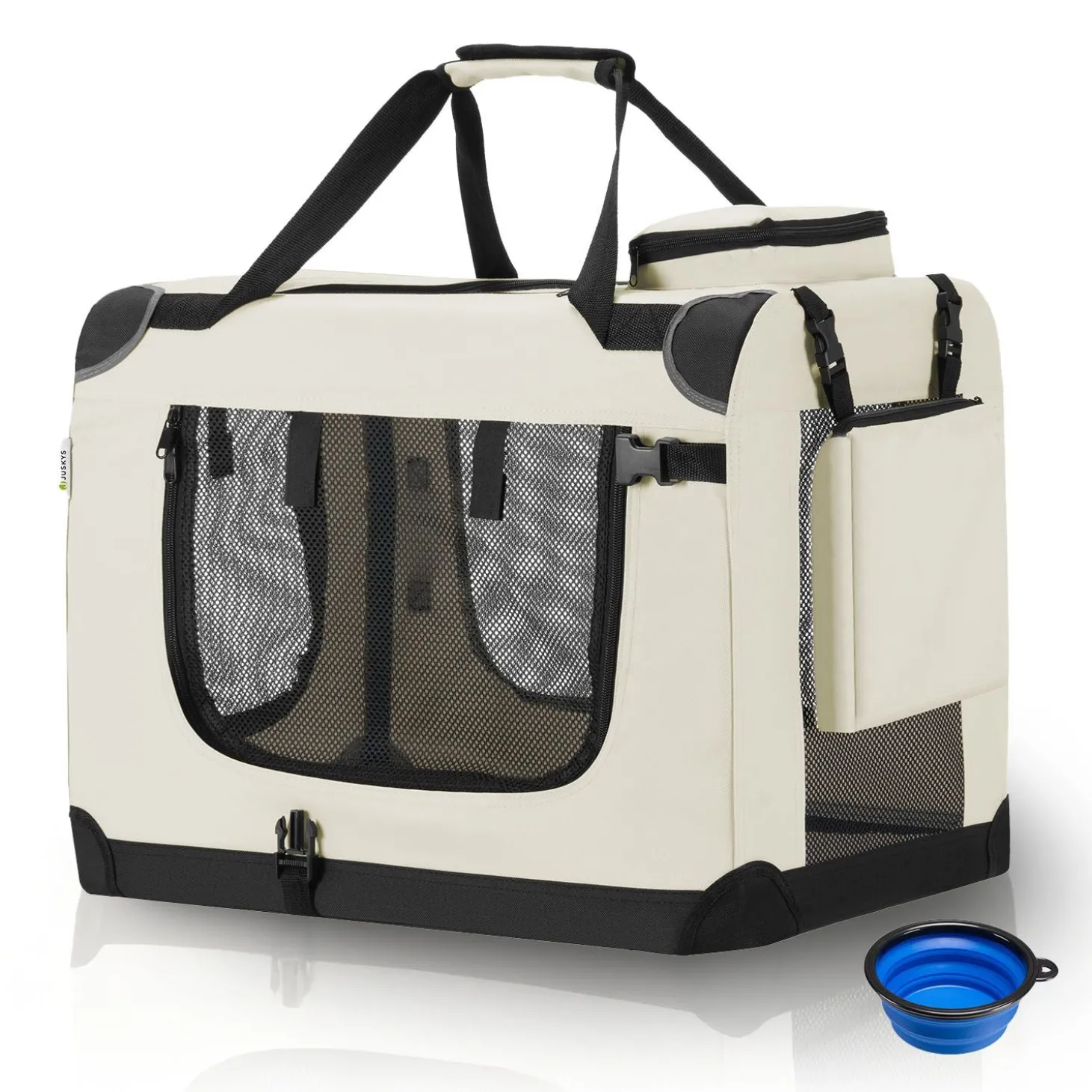 Hundebox Auto faltbar Lassie Hundetransportbox mit Tragegriff & Liegedecke