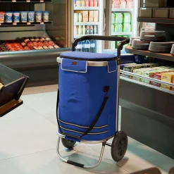 3in1 Einkaufstrolley - 56 L Kapazität Klappbarer Trolley für bequemes Shopping