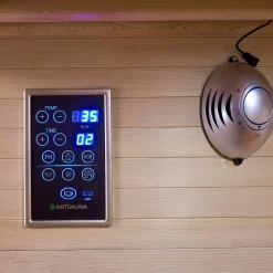 Infrarotkabine Aalborg ↔ 120x120cm ↕ 190cm ⚟ Dual-Technologie 유 2 Personen