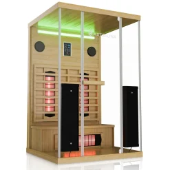Infrarotkabine Göteborg Infrarotsauna mit Vollspektrumstrahler und LED-Beleuchtung