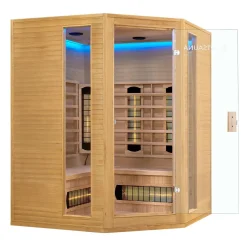 Infrarotkabine Nyborg E150V ↔ 150x150cm ↕ 190cm ⚟ Dual Technologie 유 4 Personen